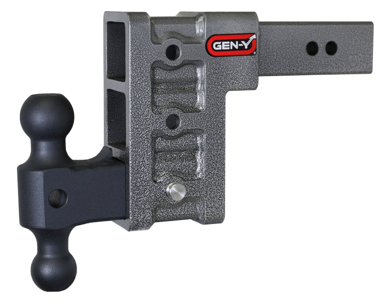 Gen-Y Mega Duty 2.5in Shank 6in Drop 3K TW 21K Hitch w/GH-061 Dual-Ball-tuningsupply.com