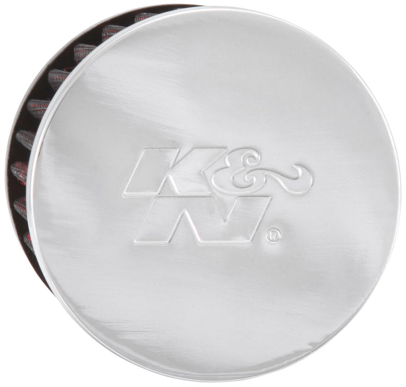 

K&N Engineering 62-1480 - KNN62-1480 - K&N 1.75in Flange ID x 3in OD x 2.5in H Chrome Finish Rubber Base Crankcase Vent Filter - Shipped in Europe - Tuningsupply.com
