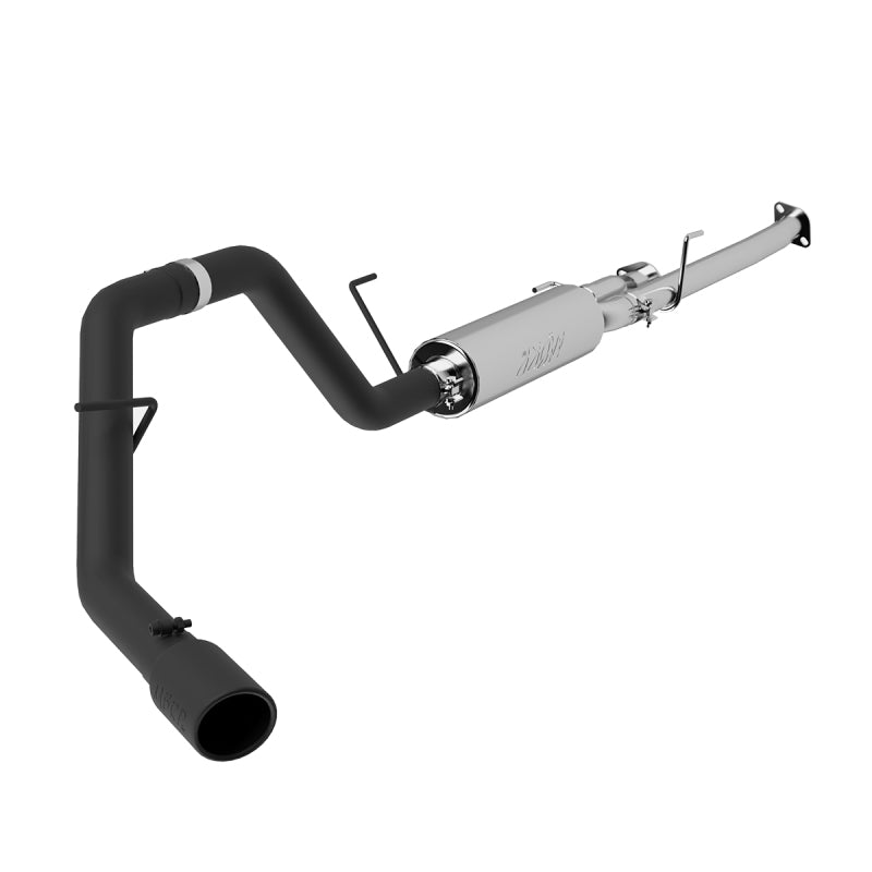 MBRP 2009-2014 Toyota Tundra 5.7L EC-Std. & SB/CC-SB 3in Cat-Back Single Side AL - Black-tuningsupply.com