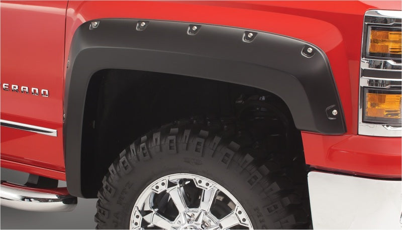 Bushwacker 86-95 Suzuki Samurai Pocket Style Flares 4pc - Black-tuningsupply.com