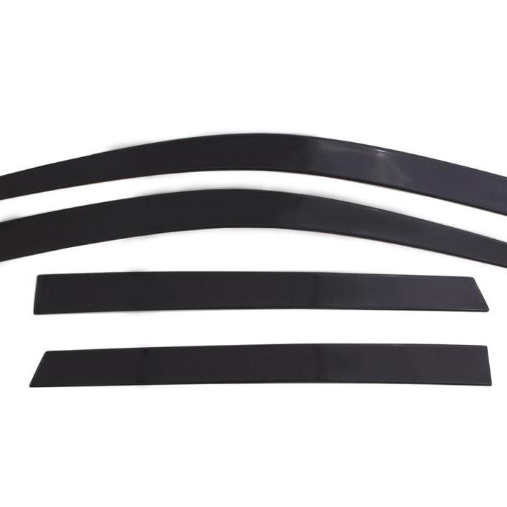 AVS 02-08 Dodge RAM 1500 Quad Cab Ventvisor Low Profile Deflectors 4pc - Smoke-tuningsupply.com