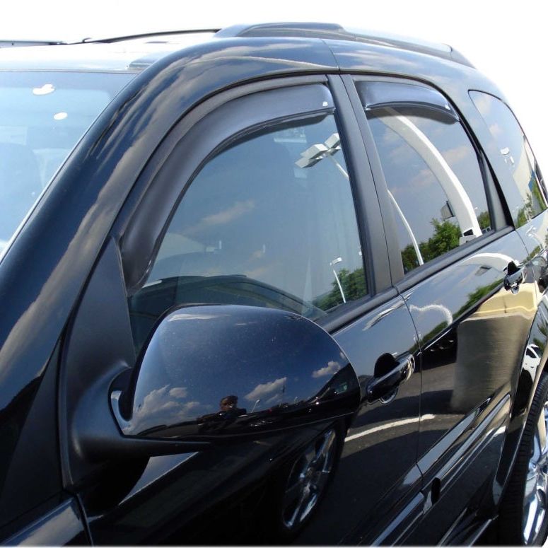 AVS 05-09 Chevy Equinox Ventvisor In-Channel Front & Rear Window Deflectors 4pc - Smoke-tuningsupply.com