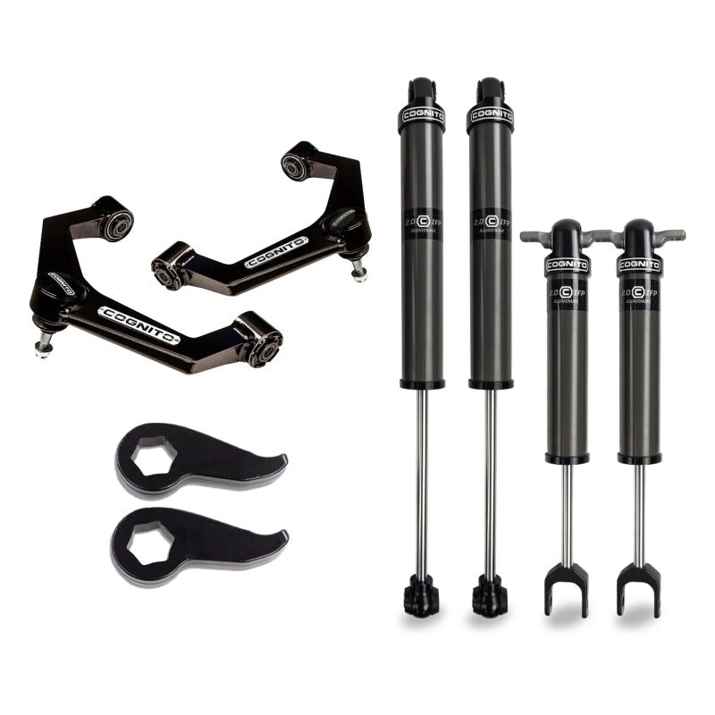 

Cognito 110-P1326 - COG110-P1326 - Cognito 2020+ Chevrolet Silverado 2500/3500HD 3in Performance Leveling Kit w/ 2.0 IFP Shocks - Shipped in Europe - Tuningsupply.com
