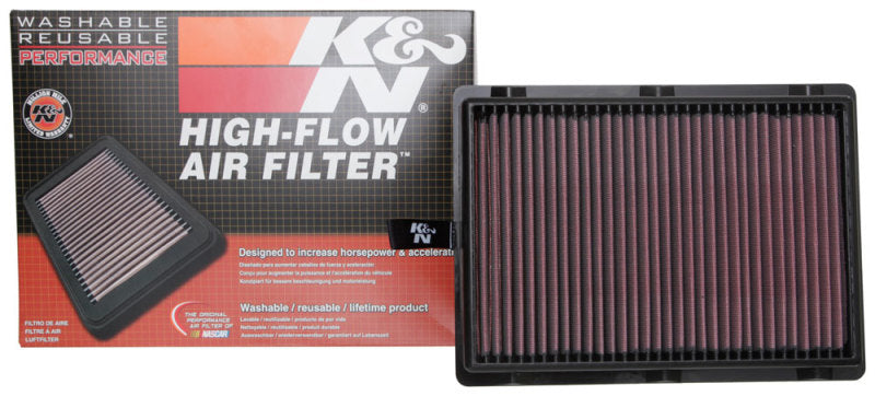 

K&N Engineering 33-5075 - KNN33-5075 - K&N 17-18 Hyundai Santa Fe Sport L4-2.4L F/I Drop In Air Filter - Shipped in Europe - Tuningsupply.com
