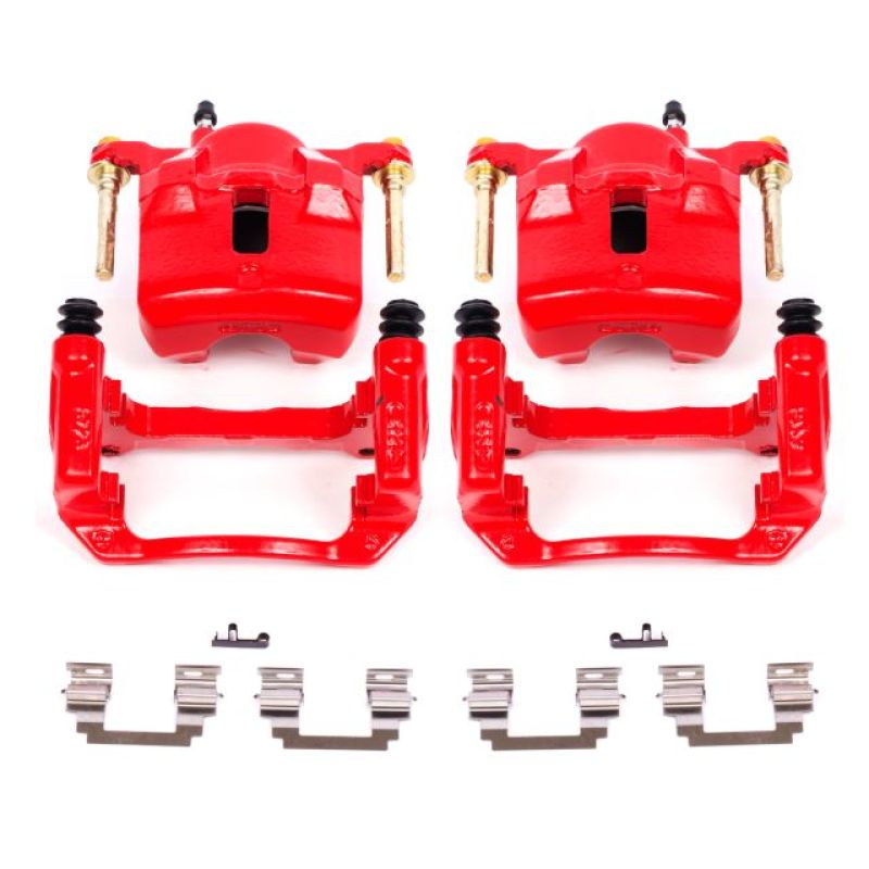 

PowerStop S2698 - PSBS2698 - Power Stop 03-08 Pontiac Vibe Front Red Calipers w/Brackets - Pair - Shipped in Europe - Tuningsupply.com
