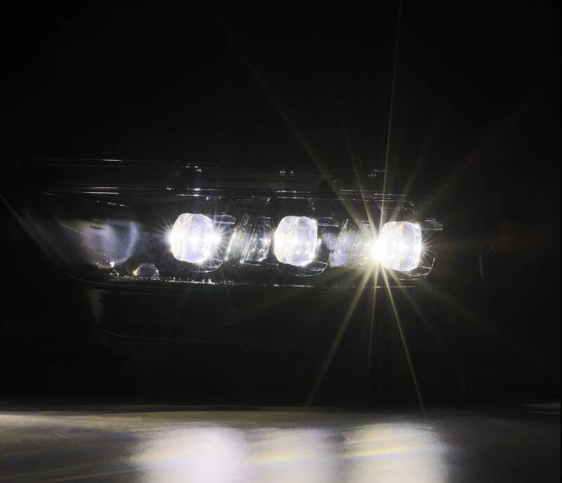 AlphaRex 15-17 Ford Mustang NOVA LED Proj Headlights Alpha Black w/Activ Light/Seq Signal/Switch DRL-tuningsupply.com