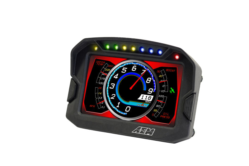 AEM CD-5LG Carbon Logging Digital Dash Display w/ Internal 10Hz GPS & Antenna-tuningsupply.com