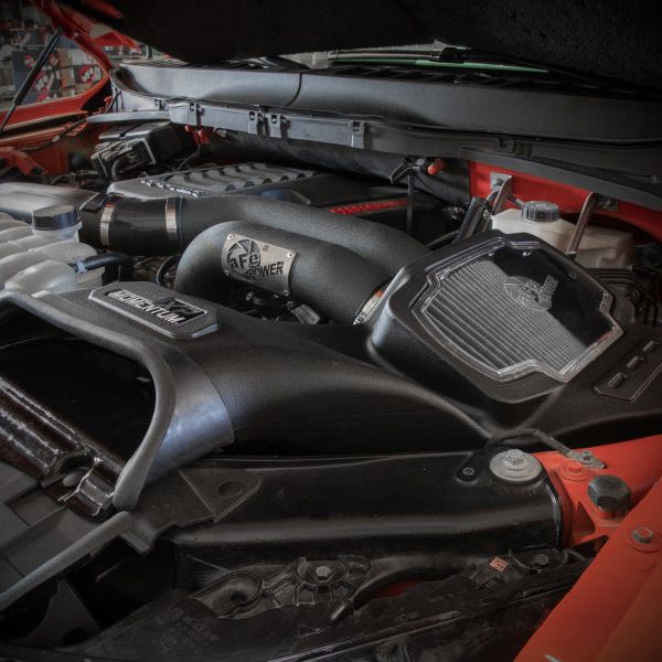 aFe 21-22 Ford F-150 Raptor V6-3.5L(tt) Momentum XP Cold Air Intake System Blk w/ Pro Dry S Filter-tuningsupply.com