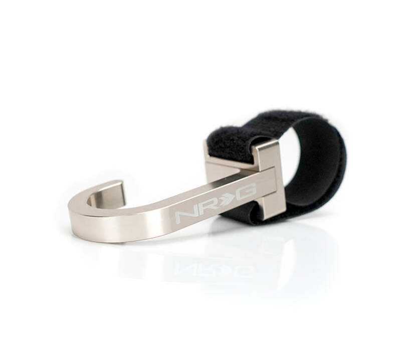 

NRG STR-100TI - NRGSTR-100TI - NRG Steering Wheel Hook CNC Aluminum w/ Laser Logo - Titanium - Shipped in Europe - Tuningsupply.com
