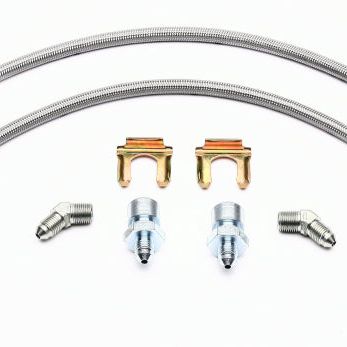 Wilwood Flexline Kit Front 2005-Current C6 Corvette w/ SL4 SL6 or W4/6A Caliper-Brake Line Kits-Wilwood-WIL220-9100-SMINKpower Performance Parts