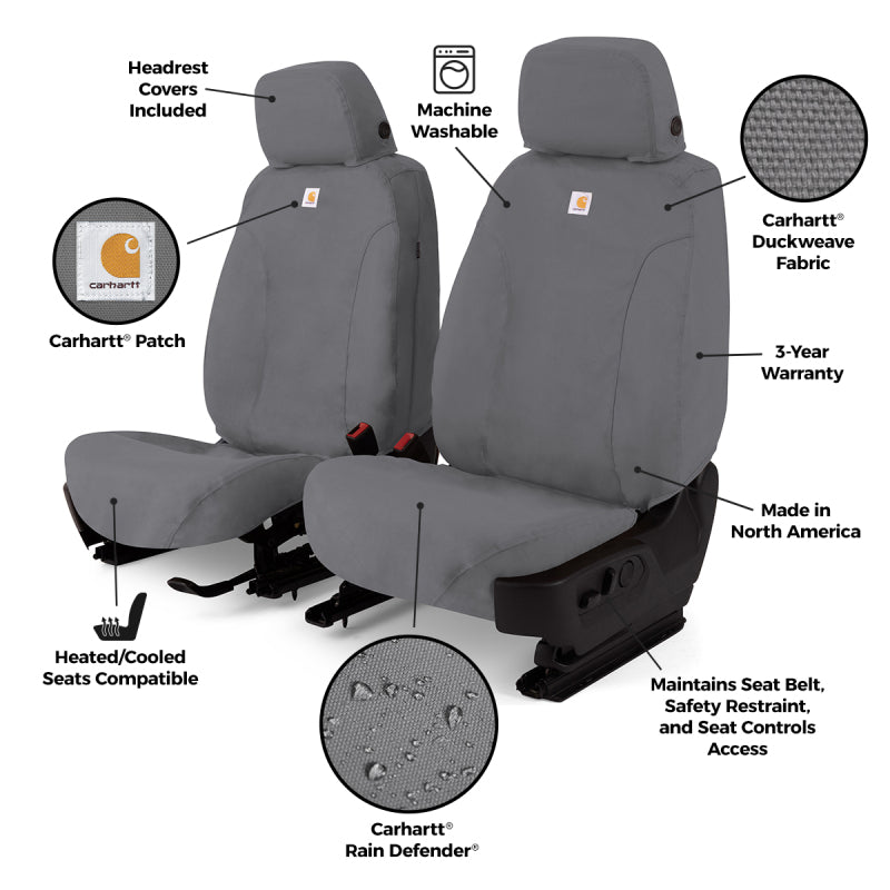 

Covercraft SSC2645CAGY - CVRSSC2645CAGY - Covercraft 2026 Jeep Wrangler 2-Door (MT) Carhartt SeatSaver Custom Front Row Seat Covers - Shipped in Europe - Tuningsupply.com
