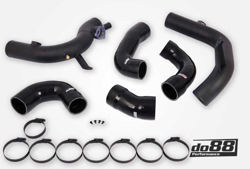 

do88 TR-340-OE-1-S - DOBTR-340-OE-1-S - do88 VAG 2.0 TSI EA888 Gen4 (300hp+) OEM Intercooler Pressure Pipes Black Hoses - Shipped in Europe - Tuningsupply.com
