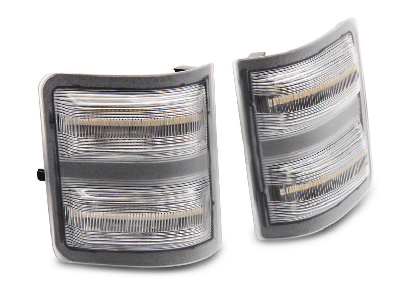 

Raxiom SD18247 - RAXSD18247 - Raxiom 11-16 Ford F-250/F-350 Super Duty Axial LED SEQL Switchback Side Mirror Marker Lamps- Clear - Shipped in Europe - Tuningsupply.com
