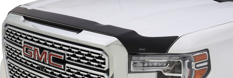 AVS 20-22 GMC Sierra 2500/3500 HD Aeroskin Low Profile Hood Shield - Matte Black-tuningsupply.com