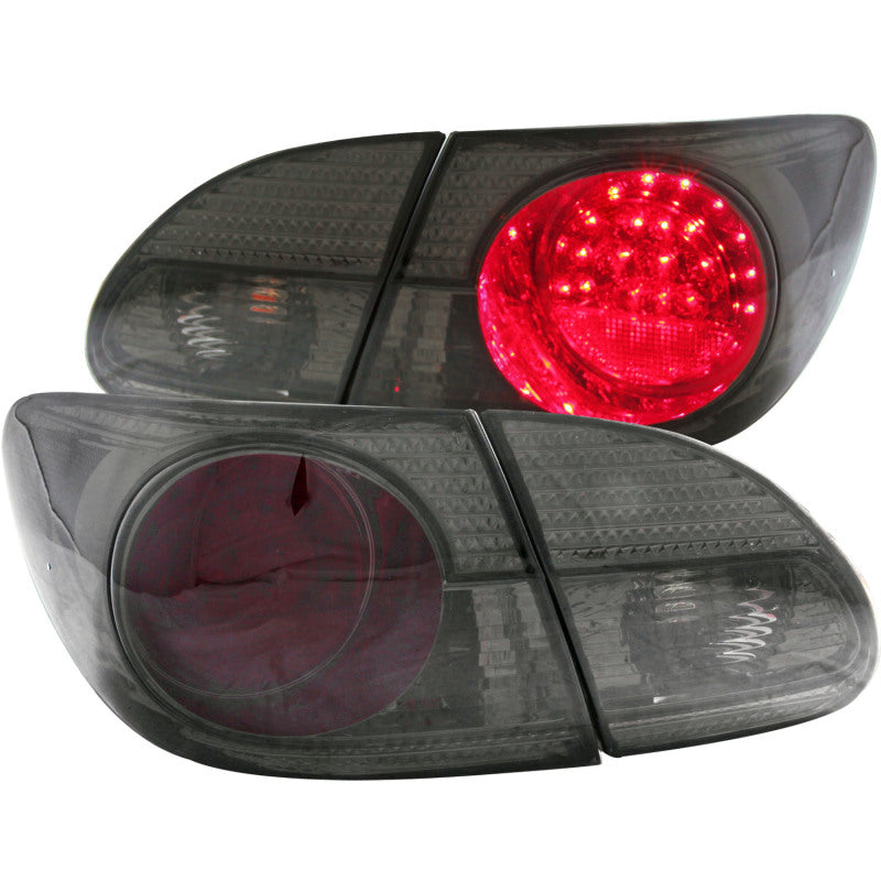 

ANZO 321270 - ANZ321270 - ANZO 2003-2008 Toyota Corolla LED Taillights Red/Smoke - Shipped in Europe - Tuningsupply.com
