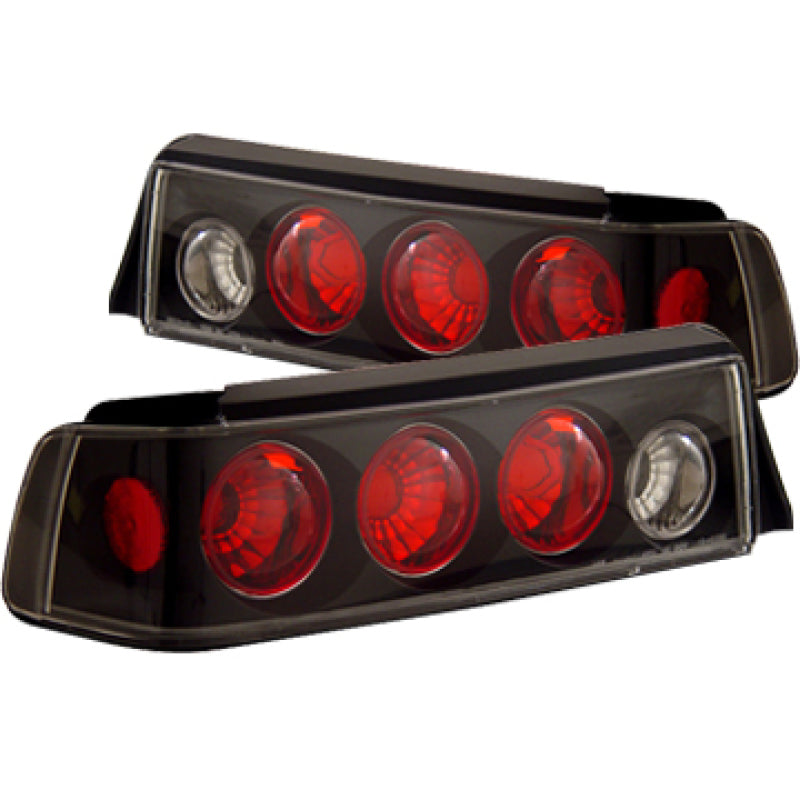 ANZO 1988-1991 Honda Civic Taillights Black-tuningsupply.com