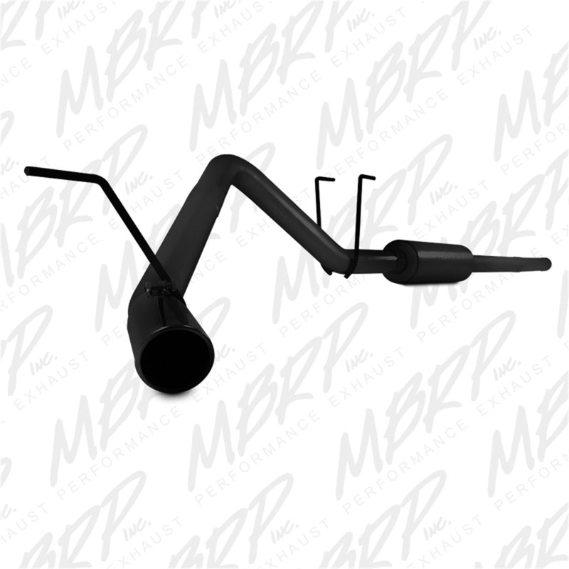 MBRP 09-14 Dodge Ram 1500 5.7L Cat-Back Single Side AL - Black-tuningsupply.com