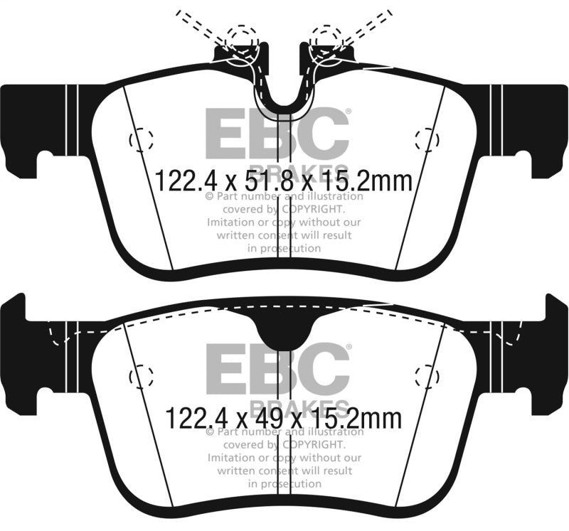 

EBC DP32306C - EBCDP32306C - EBC 2017+ Volvo S90 2.0L Turbo Redstuff Rear Brake Pads - Shipped in Europe - Tuningsupply.com
