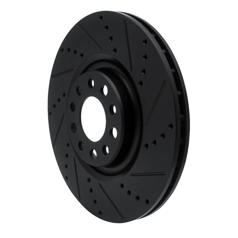 

R1 Concepts 633-16012R - RNC633-16012R - R1 2017-2025 Alfa Romeo Stelvio Front Right Drilled & Slotted Black Brake Rotor - Shipped in Europe - Tuningsupply.com
