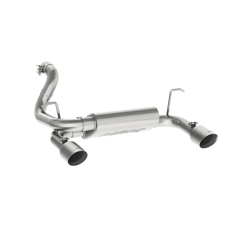 MBRP 2018+ Jeep Wrangler (JL) 3.6L V6 Dual Rear Exit Axle Back T409 Exhaust System-tuningsupply.com