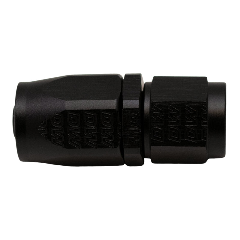 DeatschWerks 6AN Female Swivel Strait Hose End CPE - Anodized Matte Black-tuningsupply.com