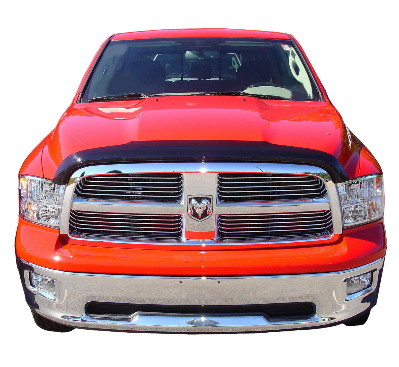 AVS 09-18 Dodge RAM 1500 (Excl. Rebel Models) High Profile Bugflector II Hood Shield - Smoke-tuningsupply.com