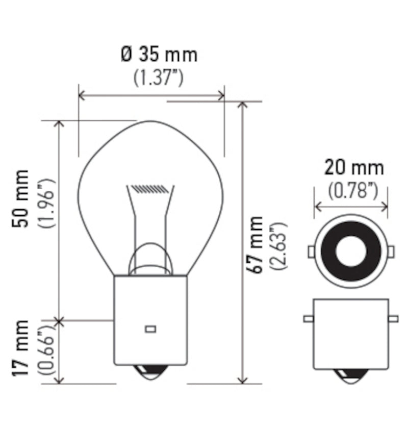 

Hella LA635 - HELLA635 - Hella Bulb 635 12V 35W Ba20S B11 F2 (MOQ 10) - Shipped in Europe - Tuningsupply.com
