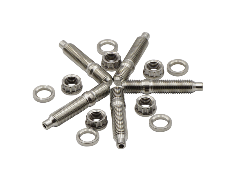 BLOX Racing Stainless Steel Exhaust Manifold Studs 5-Piece Set - M10x1.25 55mm-tuningsupply.com