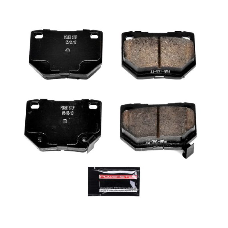 Power Stop 90-96 Nissan 300ZX Rear Z23 Evolution Sport Brake Pads w/Hardware-tuningsupply.com