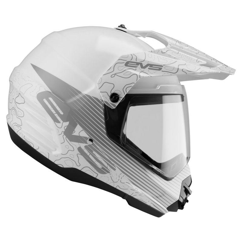 EVS Dual Sport Helmet Venture Arise White - Large-tuningsupply.com