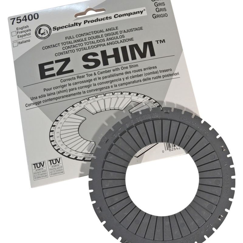 SPC Performance EZ Shim Dual Angle Camber/Toe Shim (Grey)-Alignment Kits-SPC Performance-SPC75400-SMINKpower Performance Parts