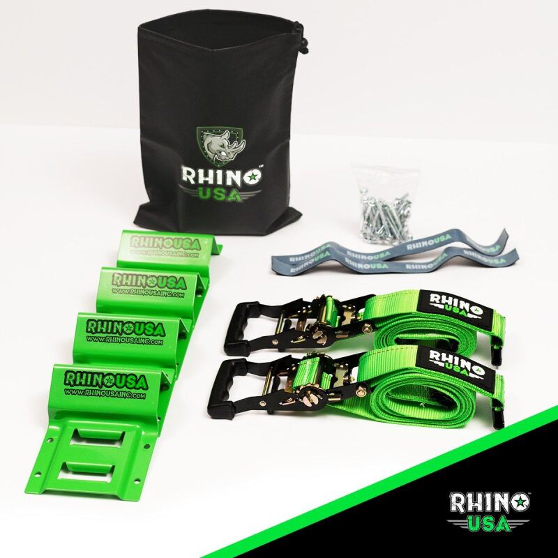 

Rhino USA RNO-CHOCK-SET - RSARNO-CHOCK-SET - Rhino USA Utv Wheel Chock Tie-Down Kit (2-Wheel Kit) (Green) - Shipped in Europe - Tuningsupply.com

