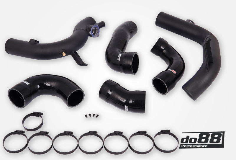 

do88 TR-340-DO88-1-S - DOBTR-340-DO88-1-S - do88 VAG 2.0 TSI EA888 Gen4 (300hp+) do88 Intercooler Pressure Pipes Black Hoses - Shipped in Europe - Tuningsupply.com
