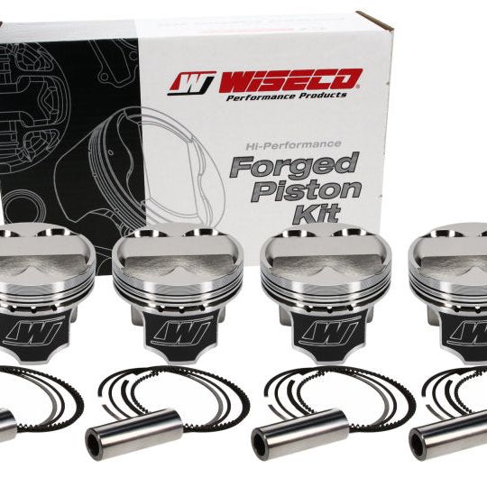 Wiseco Acura 4v DOME +2cc STRUTTED 84.5MM Piston Kit-Piston Sets - Forged - 4cyl-Wiseco-WISK567M845AP-SMINKpower Performance Parts