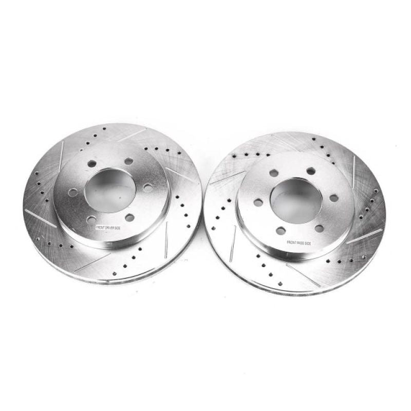 Power Stop 04-08 Ford F-150 Front Evolution Drilled & Slotted Rotors - Pair-tuningsupply.com