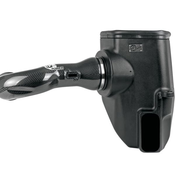 aFe 19-21 GM Trucks 5.3L/6.2L Track Series Carbon Fiber Cold Air Intake System W/ Pro Dry S Filters-tuningsupply.com