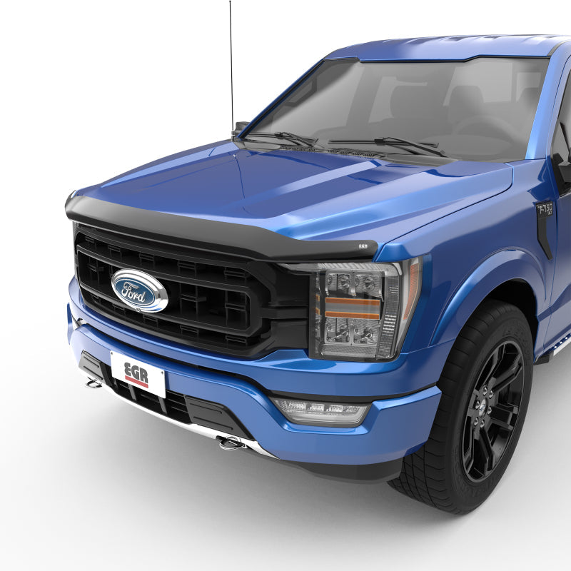 EGR 2021+ Ford F150 Superguard Hood Shield - Smoke (303581)-tuningsupply.com