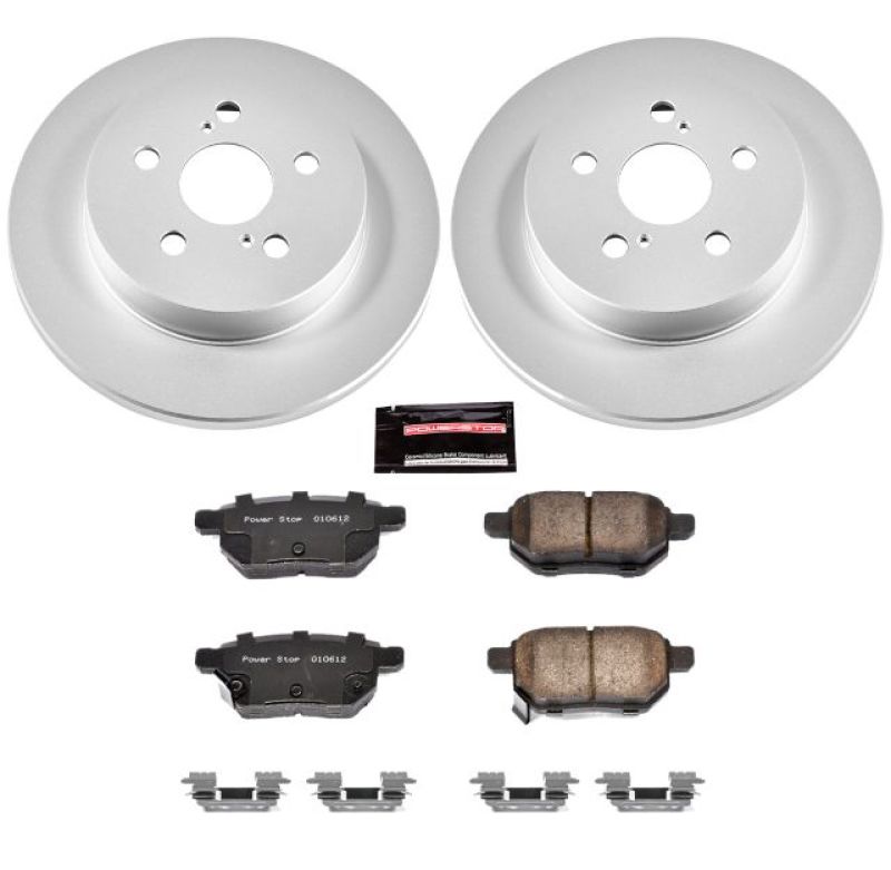 

PowerStop CRK4736 - PSBCRK4736 - Power Stop 09-10 Pontiac Vibe Rear Z17 Evolution Geomet Coated Brake Kit - Shipped in Europe - Tuningsupply.com
