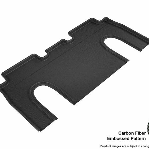 3D MAXpider 2016-2020 Tesla Model X 6-Seats Kagu 2nd Row Floormats - Black-tuningsupply.com