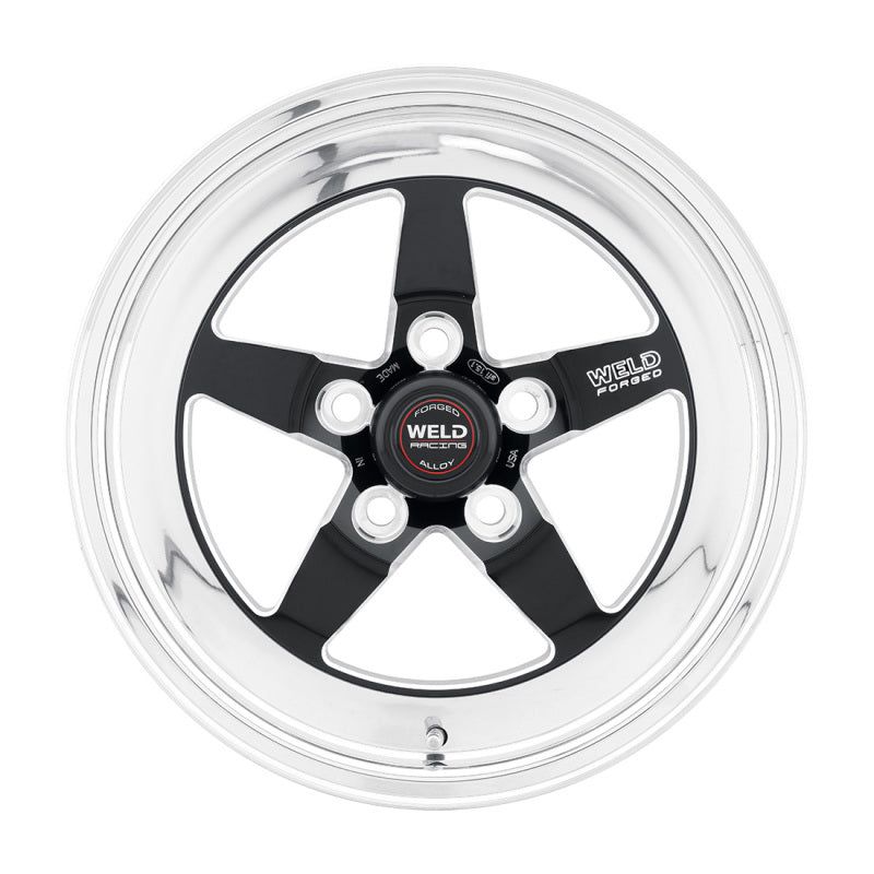 Weld S71 15x10 / 5x4.5 BP / 7.5in. BS Black Wheel (Medium Pad) - Non-Beadlock-Wheels - Forged-Weld-WEL71MB-510A75A-SMINKpower Performance Parts