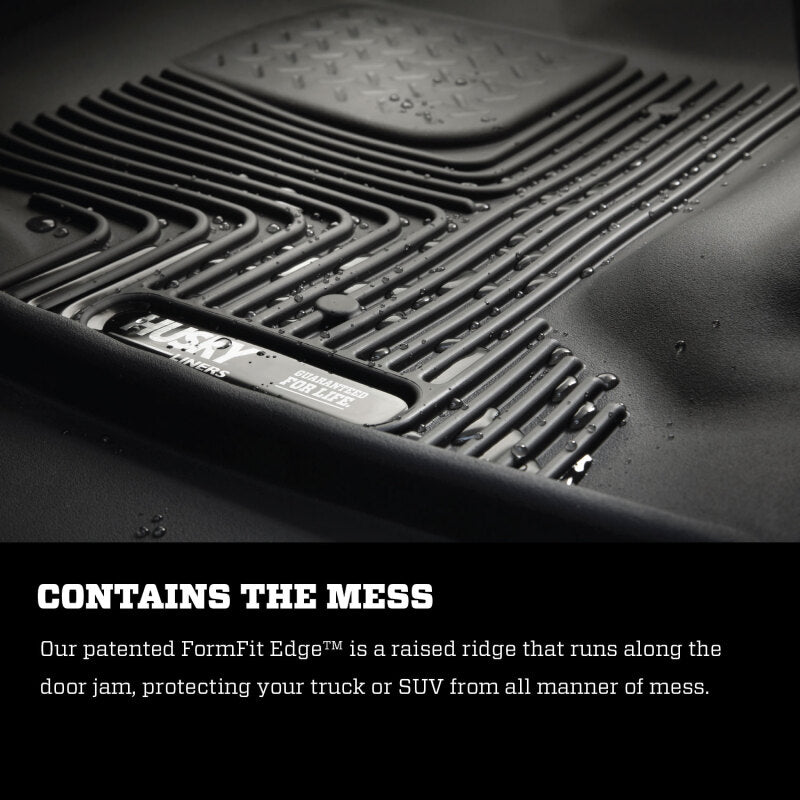 Husky Liners 10-15 Dodge Ram Mega Cab X-Act Contour Black 2nd Row Floor Liners-tuningsupply.com