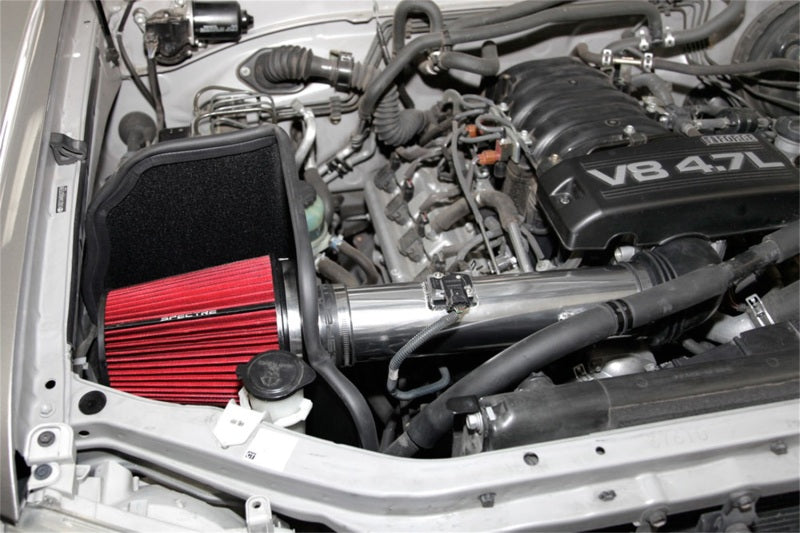 

Spectre 9964 - SPE9964 - Spectre 05-07 Toyota Sequoia V8-4.7L F/I Air Intake Kit - Polished w/Red Filter - Shipped in Europe - Tuningsupply.com
