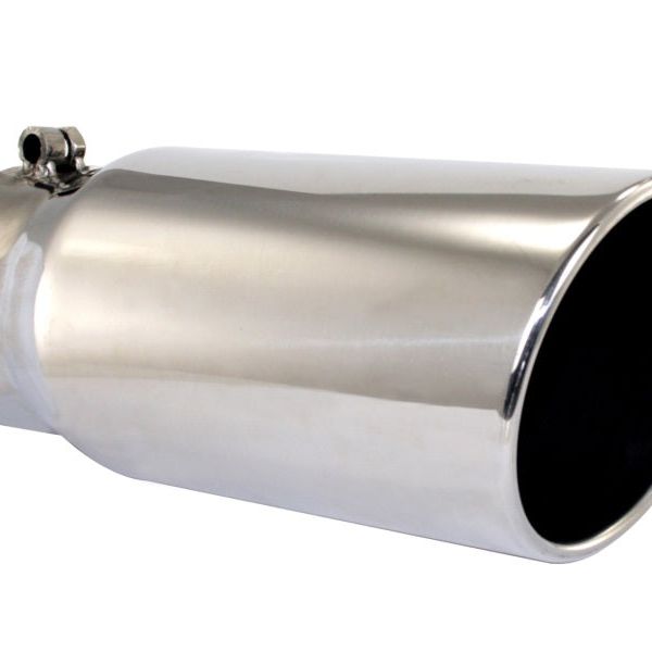 aFe MACHForce XP Exhausts Tips SS-304 EXH Tip 4x5x12L Direct Bolt-On (pol)-tuningsupply.com