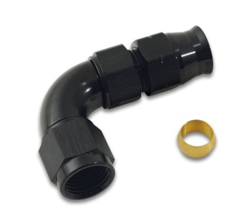

Vibrant 16586 - VIB16586 - Vibrant 90 Degree 3/8in Tube to Male -6AN Flare Adapter w/ Olive Inserts - Shipped in Europe - Tuningsupply.com
