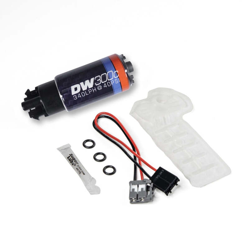 DeatschWerks 2016+ Infinity Q50 340lph Compact Fuel Pump w/o clips w/ 9-1061 install kit-tuningsupply.com