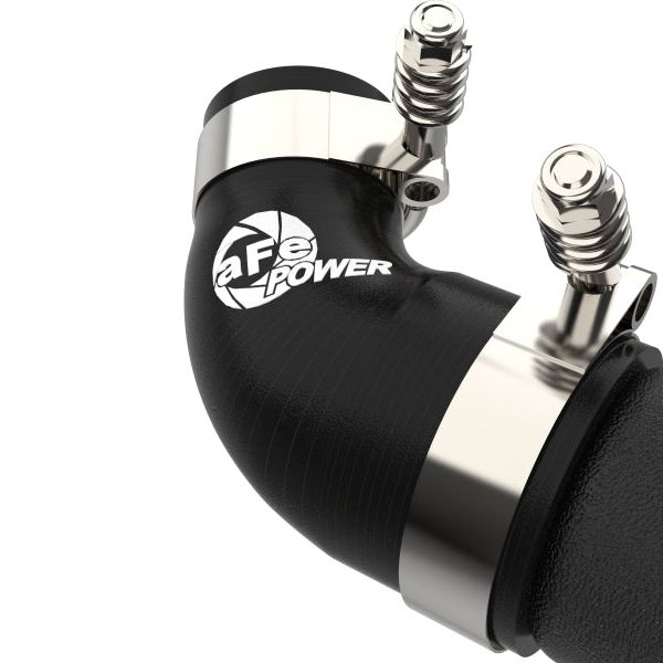 aFe Kia Stinger 18-22 V6-3.3L (tt) BladeRunner Hot Charge Pipe- Black-tuningsupply.com