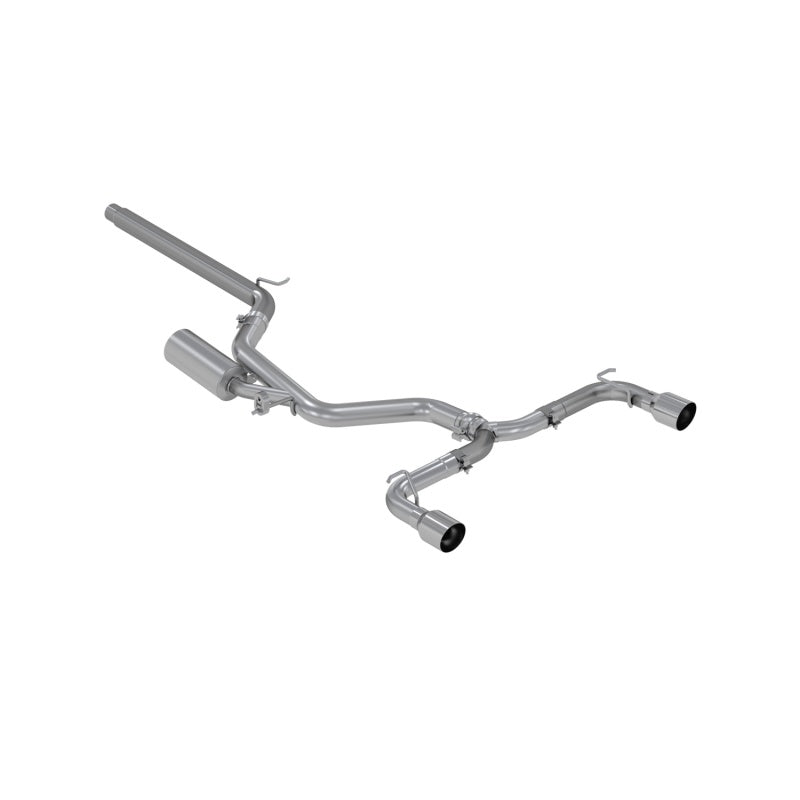 MBRP 15-20 VW 2.0L Turbo Golf GTI MK7 3in T304 Cat Back Exhaust w/ Dual Split Rear Exit-tuningsupply.com