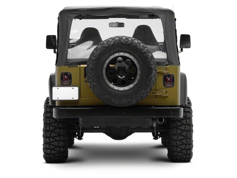 

Raxiom J177410 - RAXJ177410 - Raxiom 76-06 Jeep CJ7 Wrangler YJ & TJ Gladiator LED Tail Lights- Black Housing (Smoked Lens) - Shipped in Europe - Tuningsupply.com
