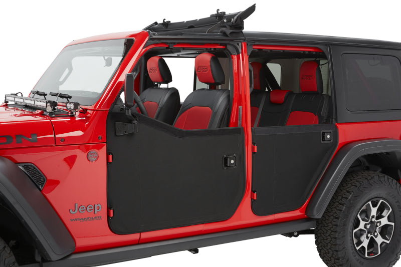 

Bestop 51750-17 - BES51750-17 - Bestop 20-26 Jeep Gladiator / 18-26 Wrangler JL Full Fabric Doors (Front Black Twill) - Shipped in Europe - Tuningsupply.com
