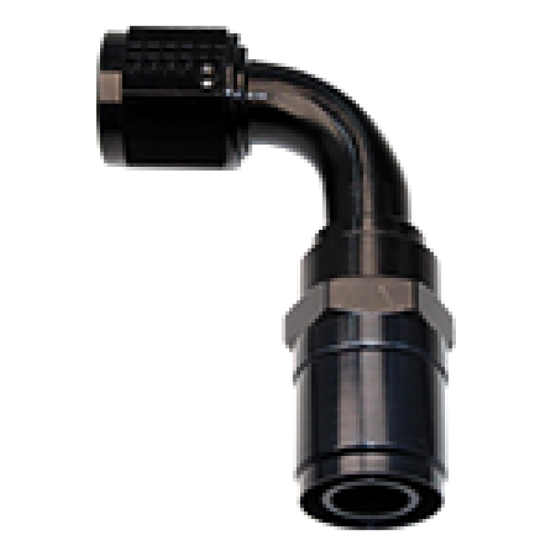 Fragola -4AN Race-Rite Crimp-On Hose End 90 Degree-tuningsupply.com